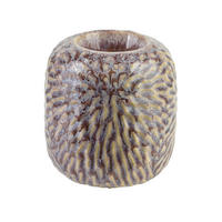 TEELICHTHALTER Yarine Braun 10/10/11 cm Keramik - Braun, Keramik (11cm) - Mondex
