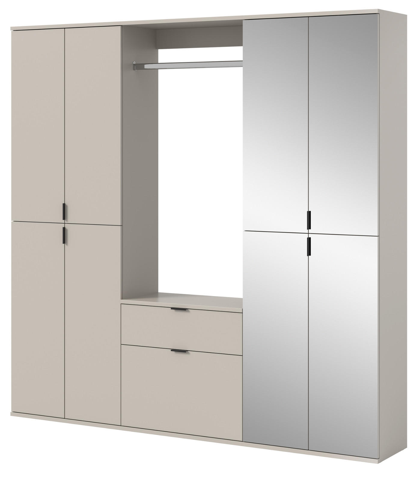 Inn.Furn Garderoben-Set Kaschmir 183x193x34 cm