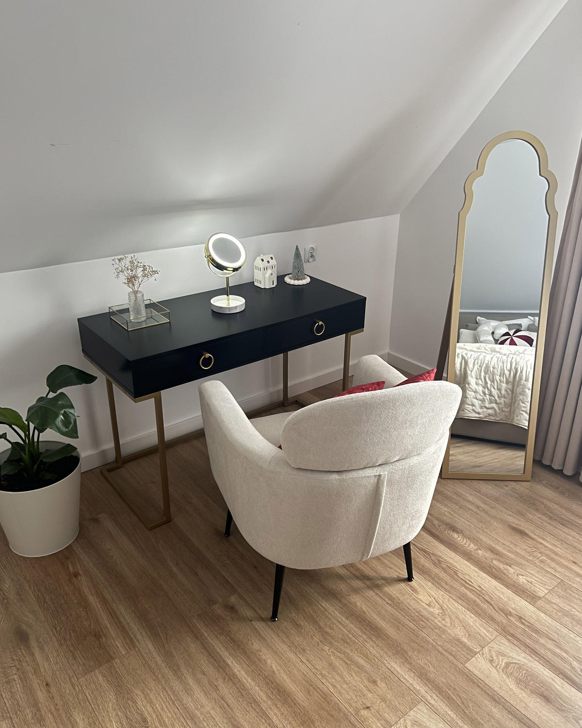 FOTOLIU tapițerie alb Soby - alb, material textil/lemn (76/91/70cm) - Beliani