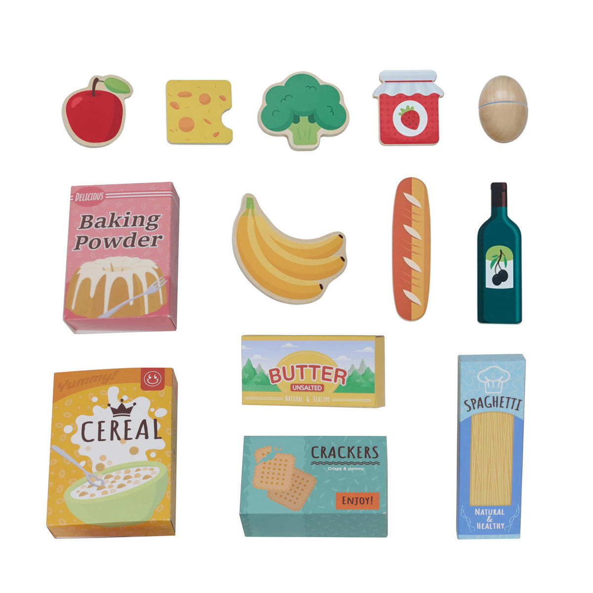 HOLZ Einkaufswagen, Blau, 60cm - Blau, Holzwerkstoff (32/60/45cm) - Teamson Kids