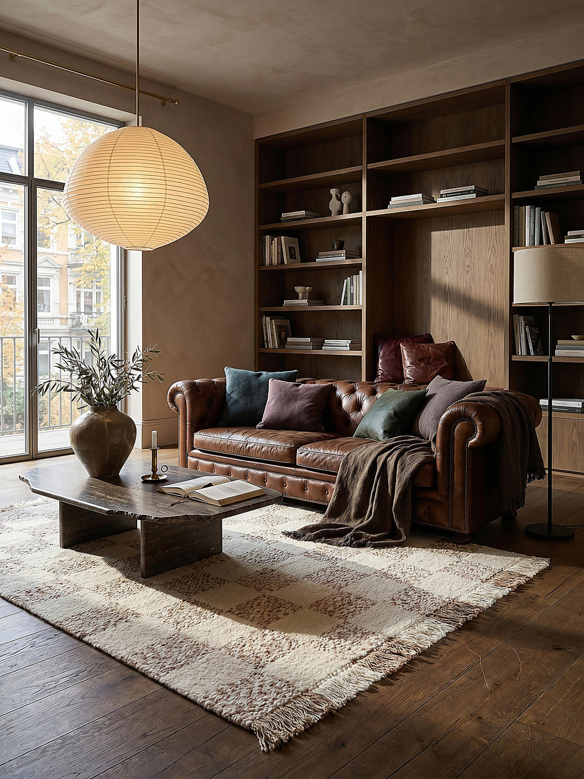 TEPPICH Kurzflor Karo Muster, Geometrisch, Wohnzimmer Beige-Natur Rechteckig 160x230 - Beige, Textil (230/160cm) - KADIMA DESIGN