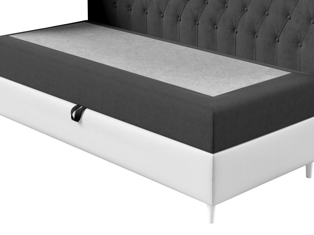 BOXBETT Filip Junior 2 - Blau/Weiß, Holz (80/200cm) - MIRJAN24