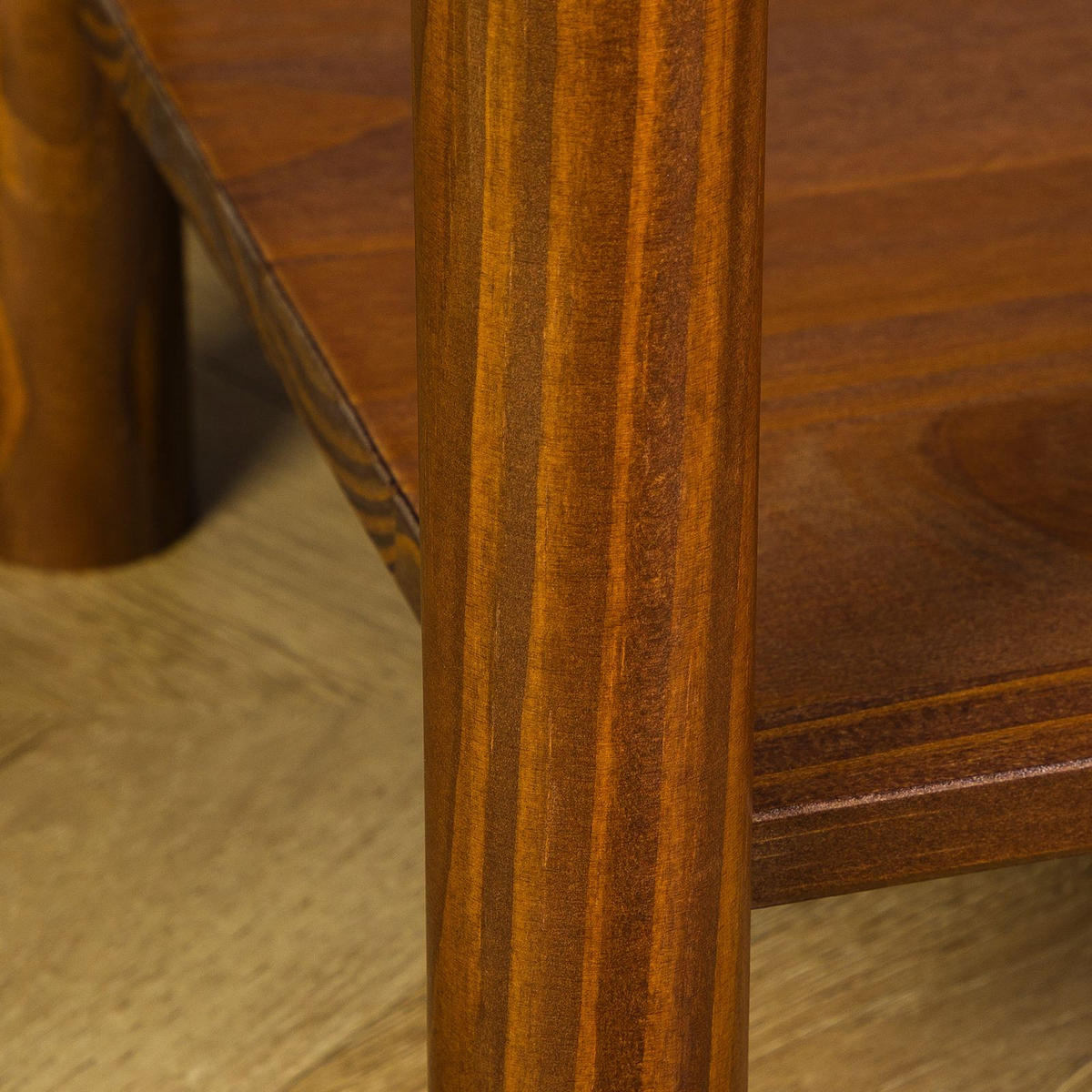 NACHTTISCH APOANA Kastanie - Kastanienfarben, Holz (45/55/35cm) - IDIMEX