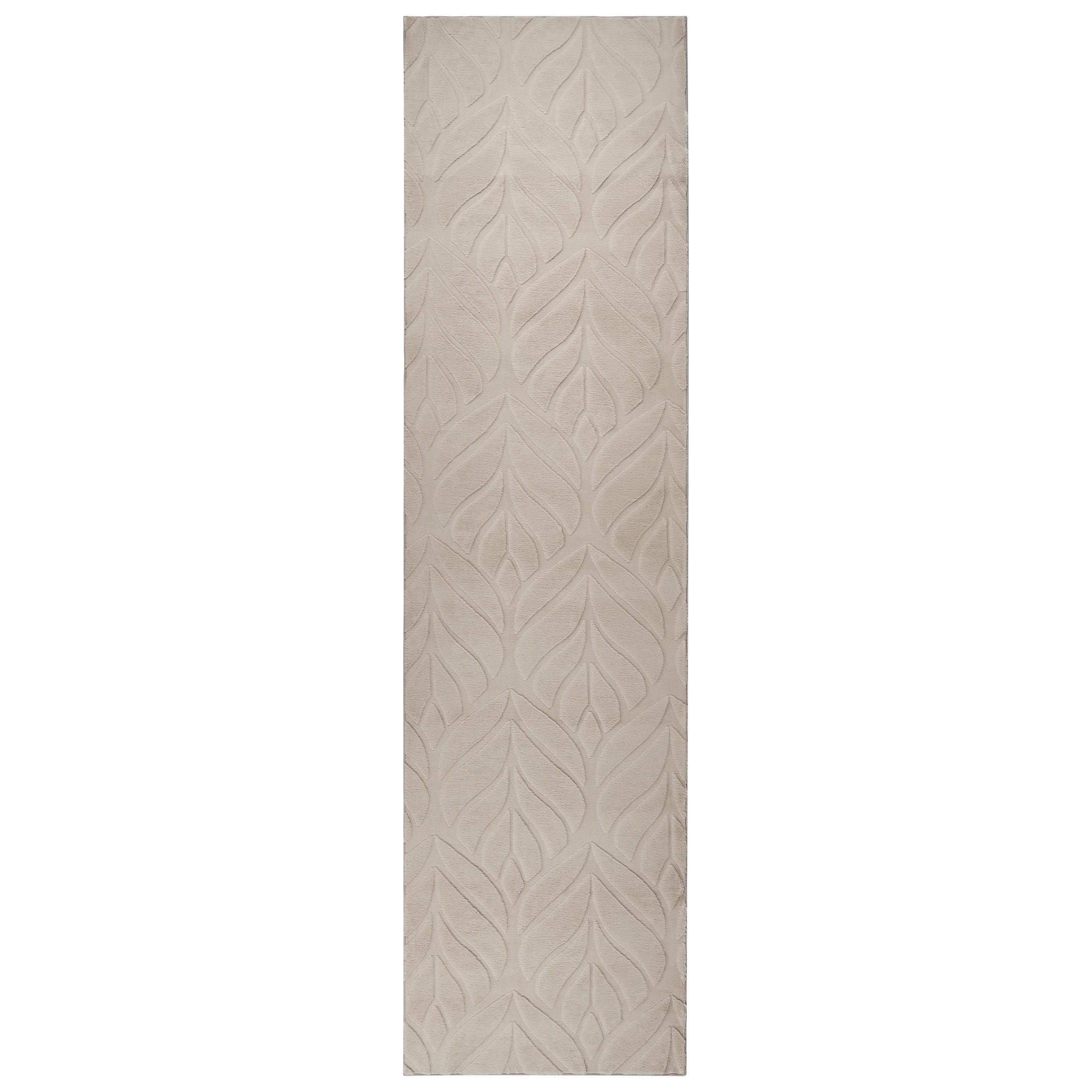 KUNSTFELLTEPPICH Beige 80/300 cm Mitchell - Beige, Kunststoff (80/300cm) - Beliani