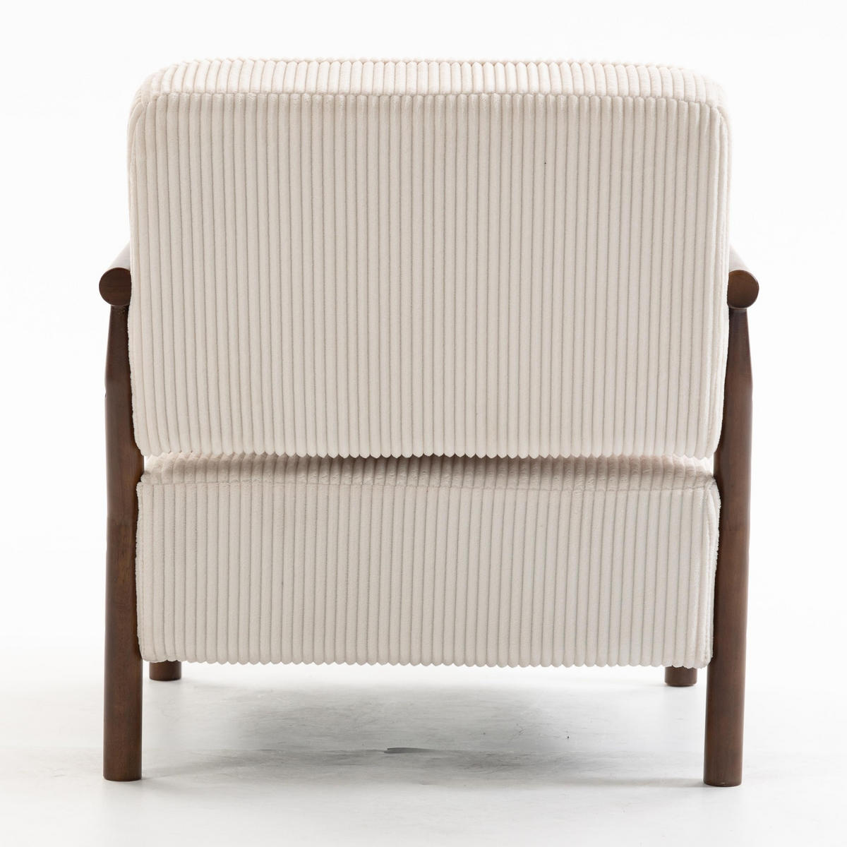 SESSEL Design Sessel,Loungesessel,Polsterstuhl,Cord,Weiß - Weiß, Textil (61/72/80cm) - LVHOM