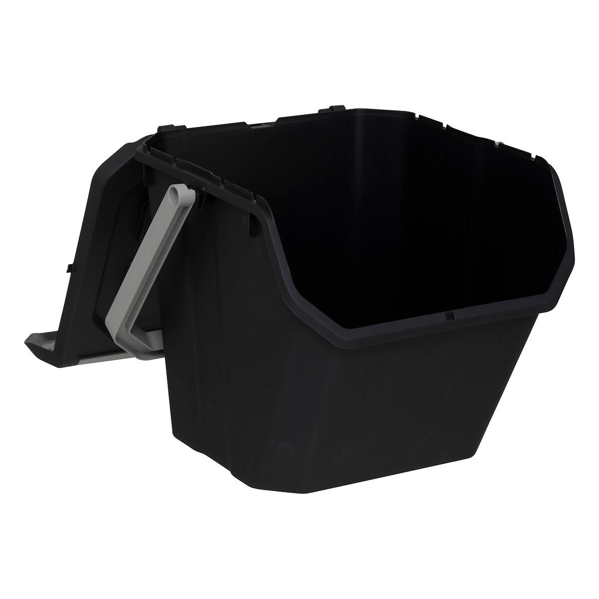 MÜLLTRENNUNGSBEHÄLTER Plast 24 l 43/38/30 cm - Anthrazit, Kunststoff (38/30/43cm) - 5five Simply Smart