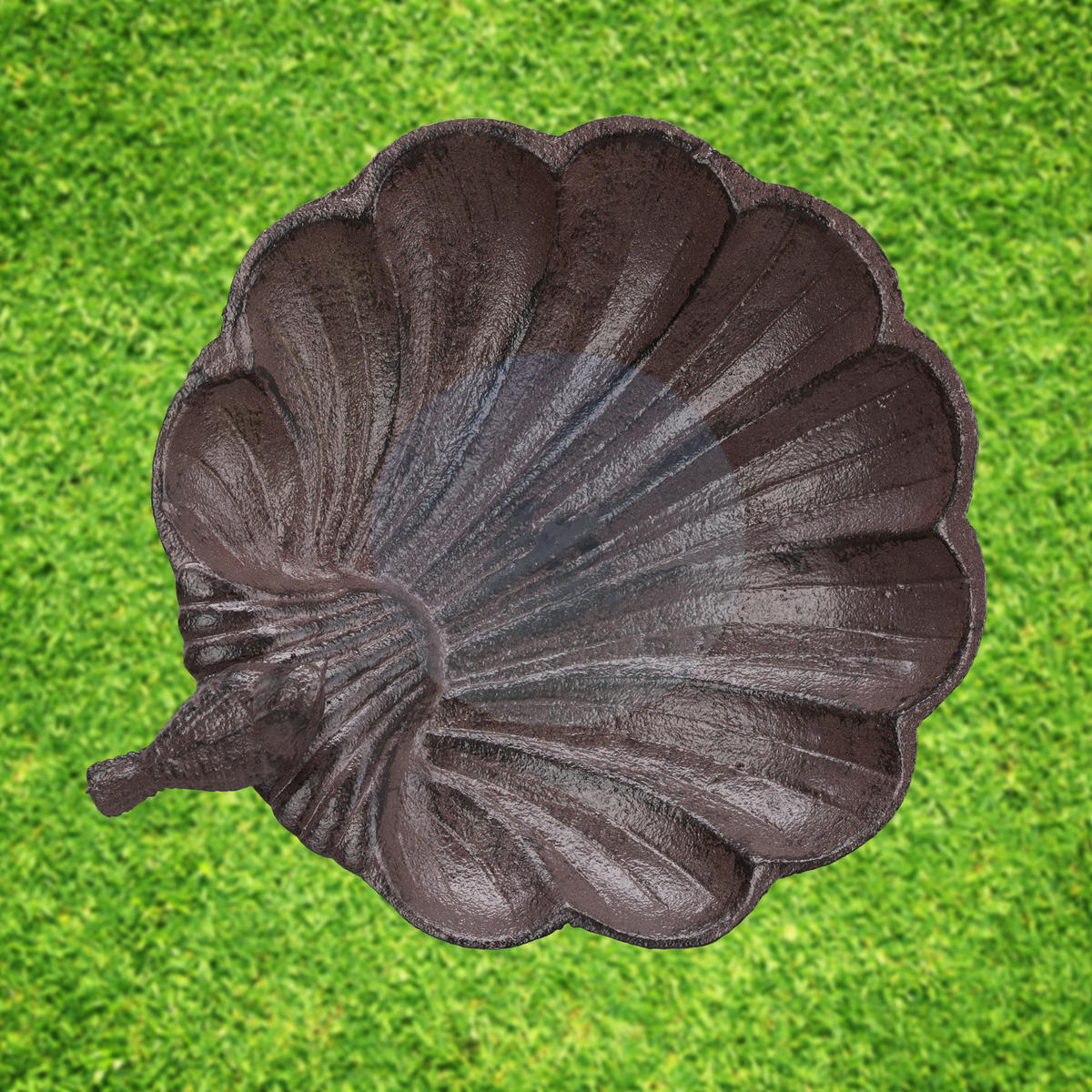 VOGELTRÄNKE - Braun, Metall (22/24.5/18cm) - Relaxdays