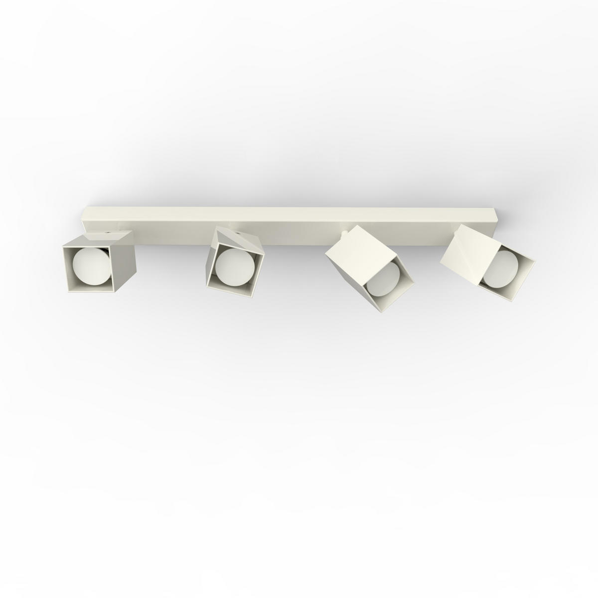 DECKENLEUCHTE - Weiß Hochglanz, Metall (6/60/18cm) - Lumicom