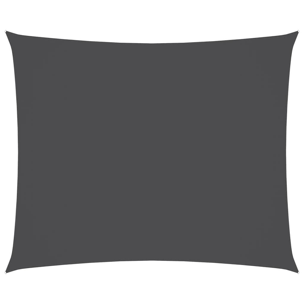SONNENSEGEL Oxford-Gewebe Rechteckig 2,5x3,5 m Anthrazit - Anthrazit, Textil (350/250cm) - furnicato