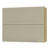 KÜCHENHÄNGESCHRANK Kvantum W8B/90 Vanille Matt / Eiche Artisan Matt 90 / 32,5 / 72cm - Creme/Eiche Artisan, Holz/Holzwerkstoff (90/72/36cm) - Feldmann-Wohnen