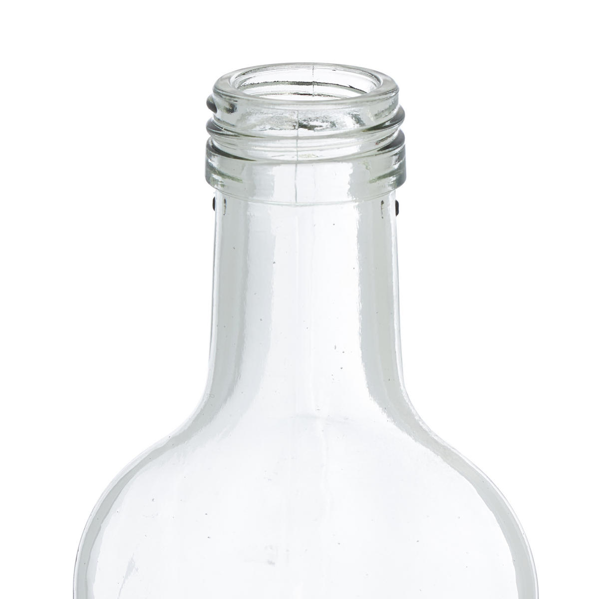 4xESSIG-ÖLSPENDER - Transparent, Glas/Kunststoff (5.5/33/5.5cm) - Relaxdays