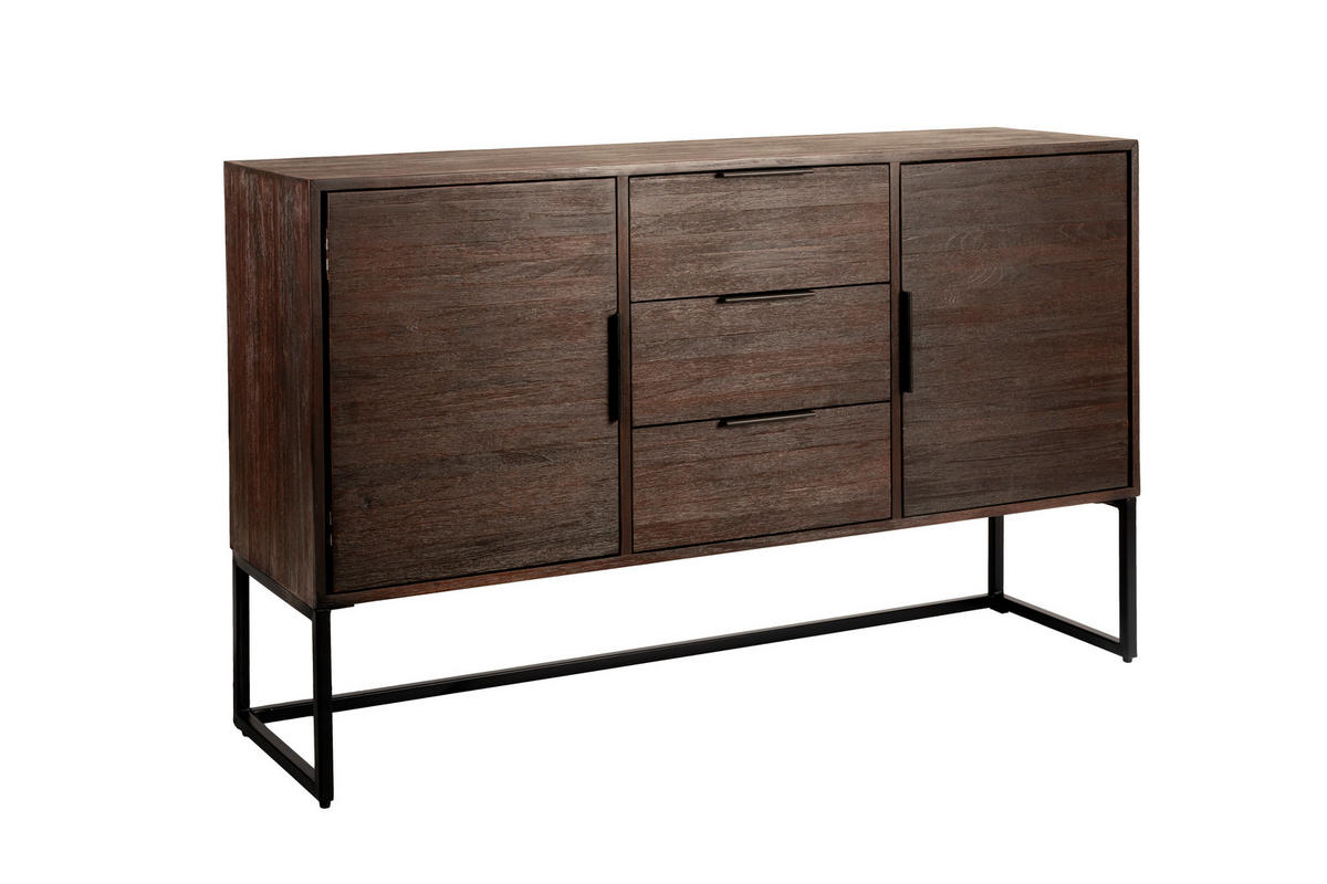 BEISTELLTISCH Webster - Braun - 35/135/82 cm - Braun, Holz (35/135/82cm)