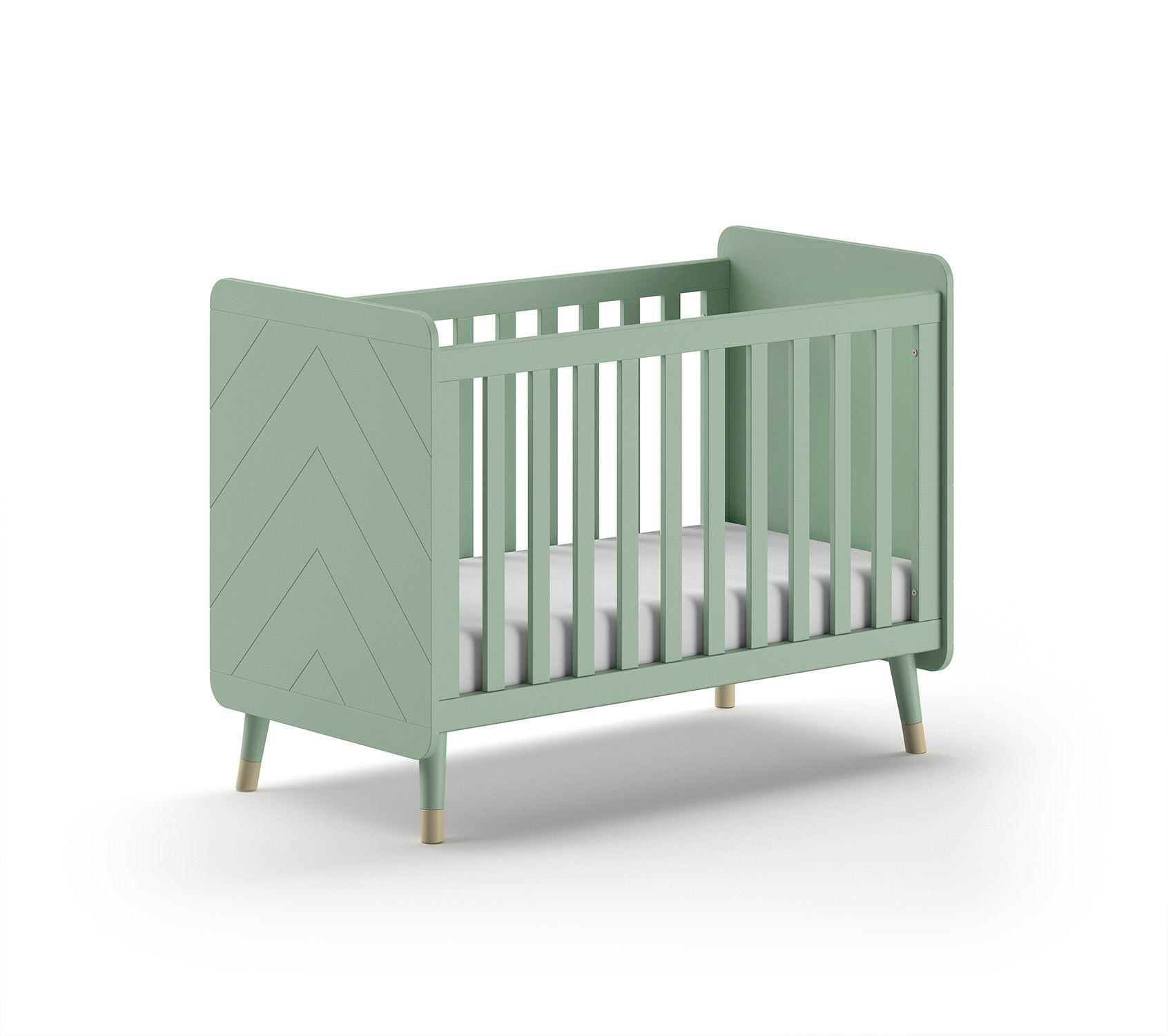 58aufmkessel Babybett Grün 60x120 cm