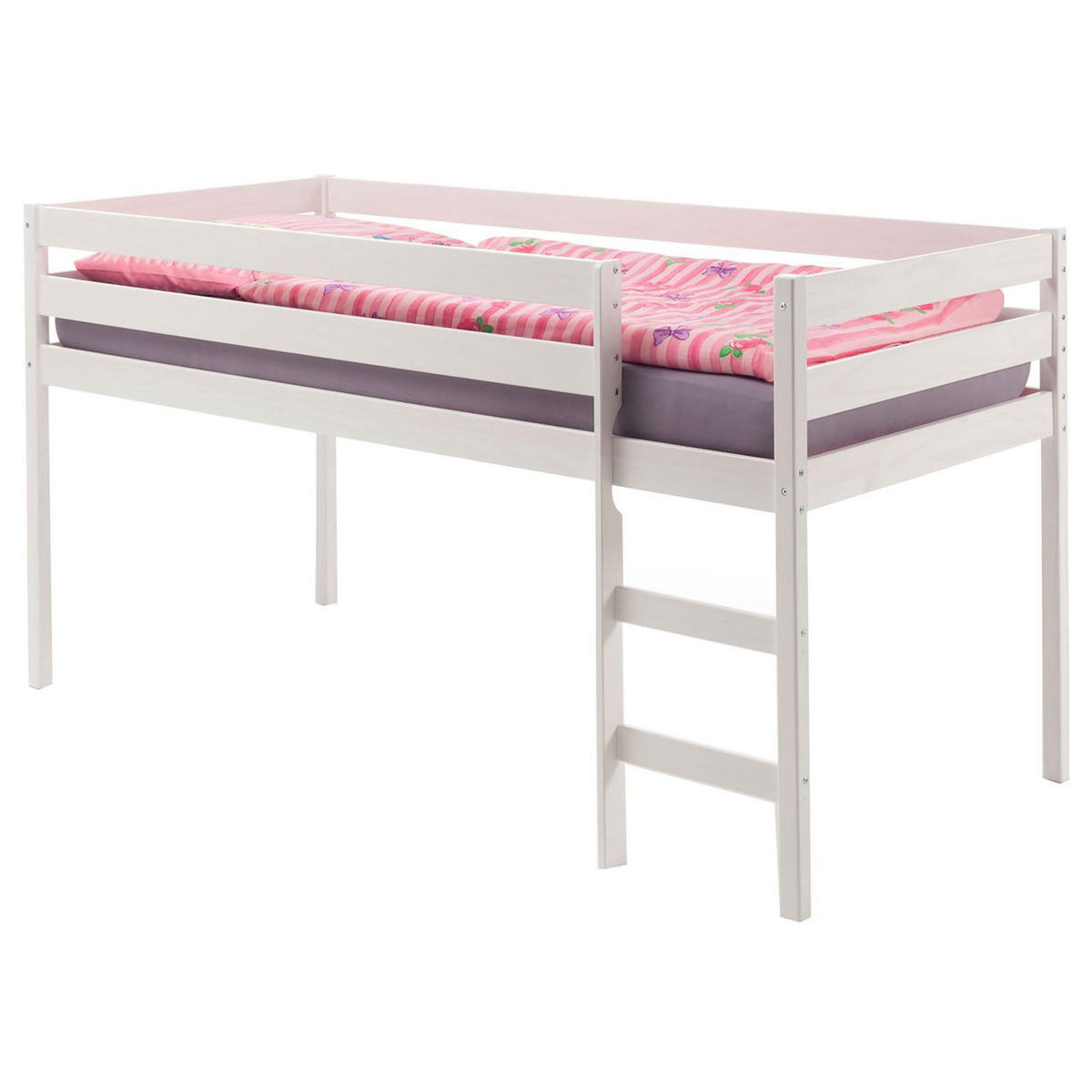 HOCHBETT ERIK 90X200 CM - Weiß, Holz (97/112/207cm) - IDIMEX