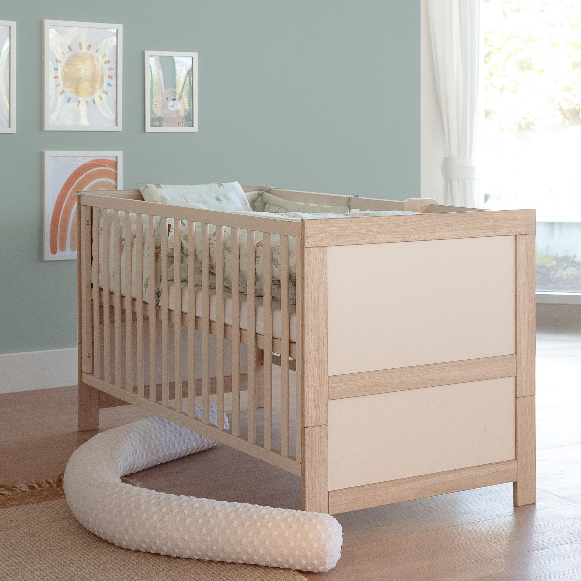 BABYBETT Momo 70x140 cm - Kaschmir, Holzwerkstoff (70/140cm) - Roba