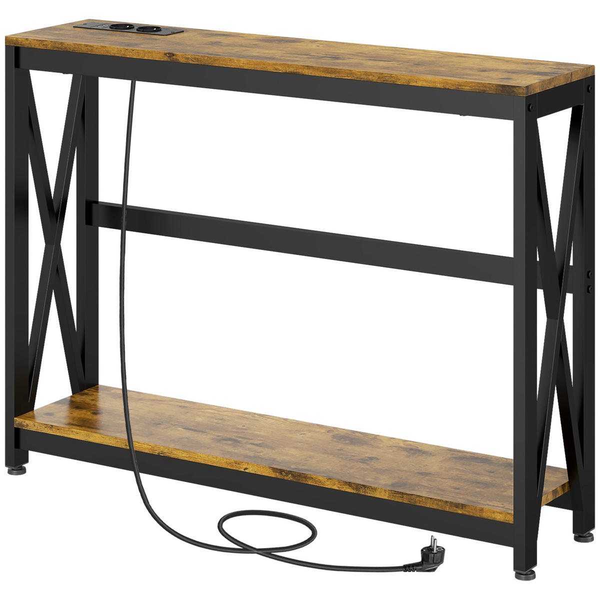 KONSOLENTISCH DE-16778 Braun - Braun, Holzwerkstoff (100/24/75cm) - ComfortXL