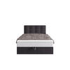 BOXBETT DUO 1 90x200 Cosmic 97, mit Matratze H3 und Topper, Grau - Grau, Holz/Kunststoff (90/200cm) - Bedante