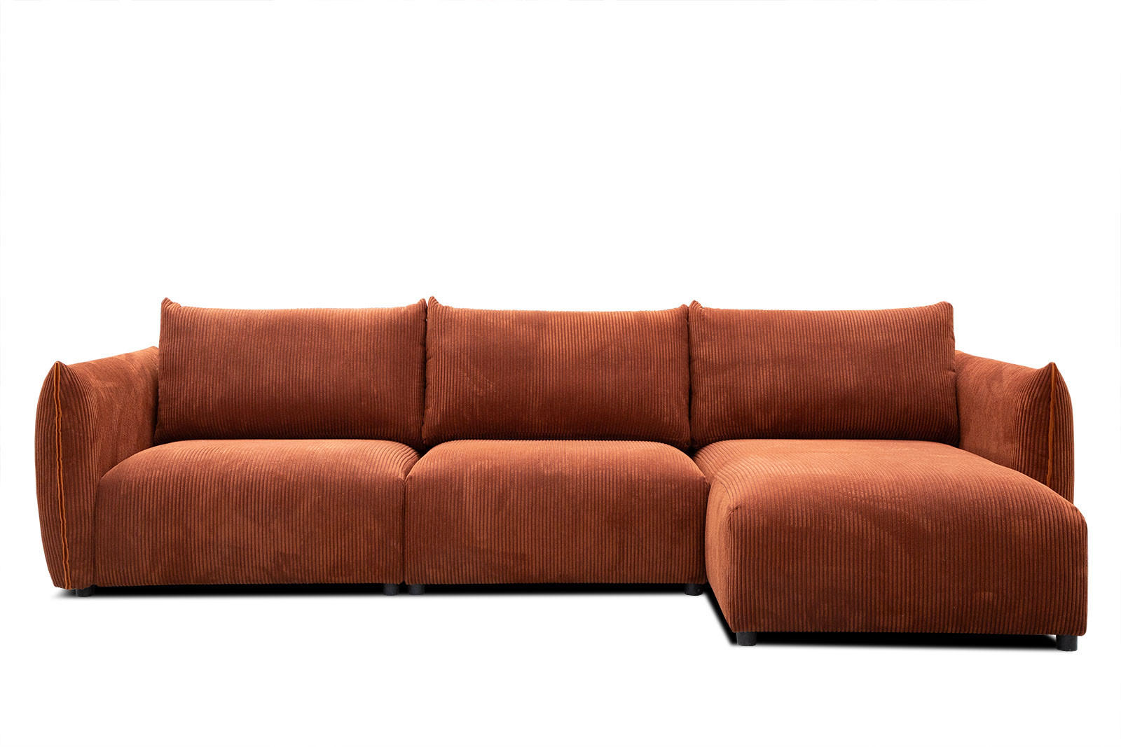 Wozimo Ecksofa Orange 294x173 cm