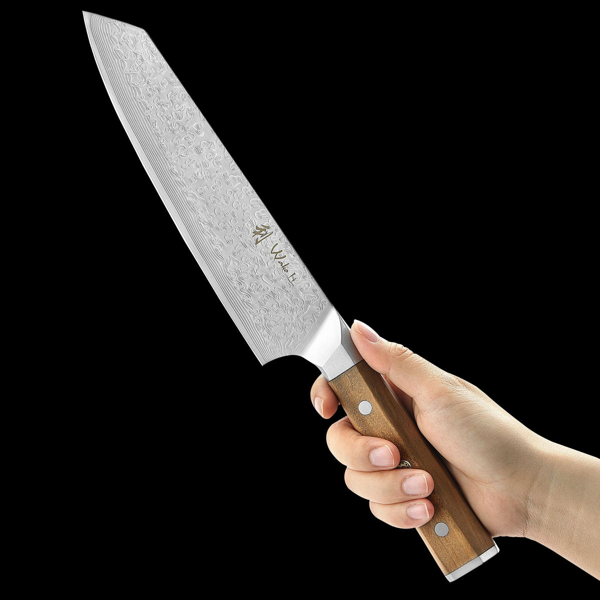 KIRITSUKEMESSER 18 cm - Braun, Metall (30cm) - Wakoli