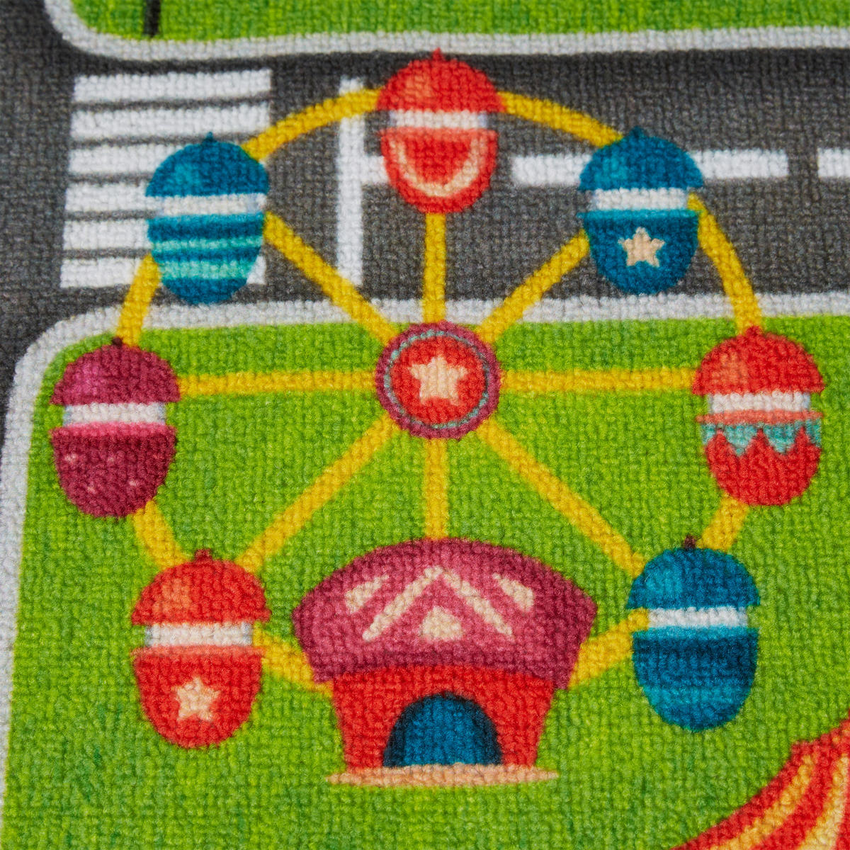 SPIELTEPPICH - Multicolor, Kunststoff/Textil (150/100cm) - Relaxdays