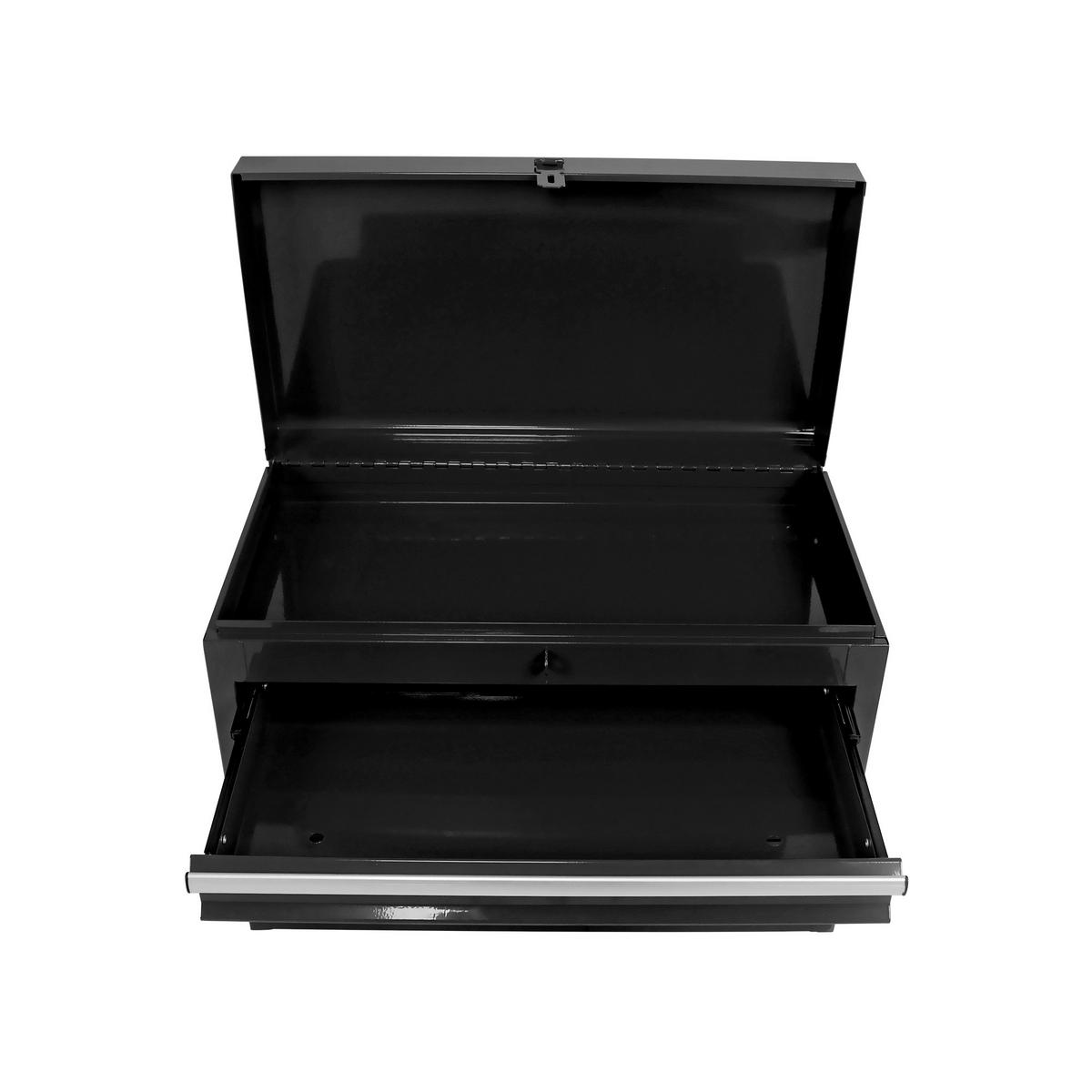 KOMBINATIONSKOFFER – mit 5 Schubladen (schwarz) - Schwarz, Metall (28/102/58.5cm) - DCA