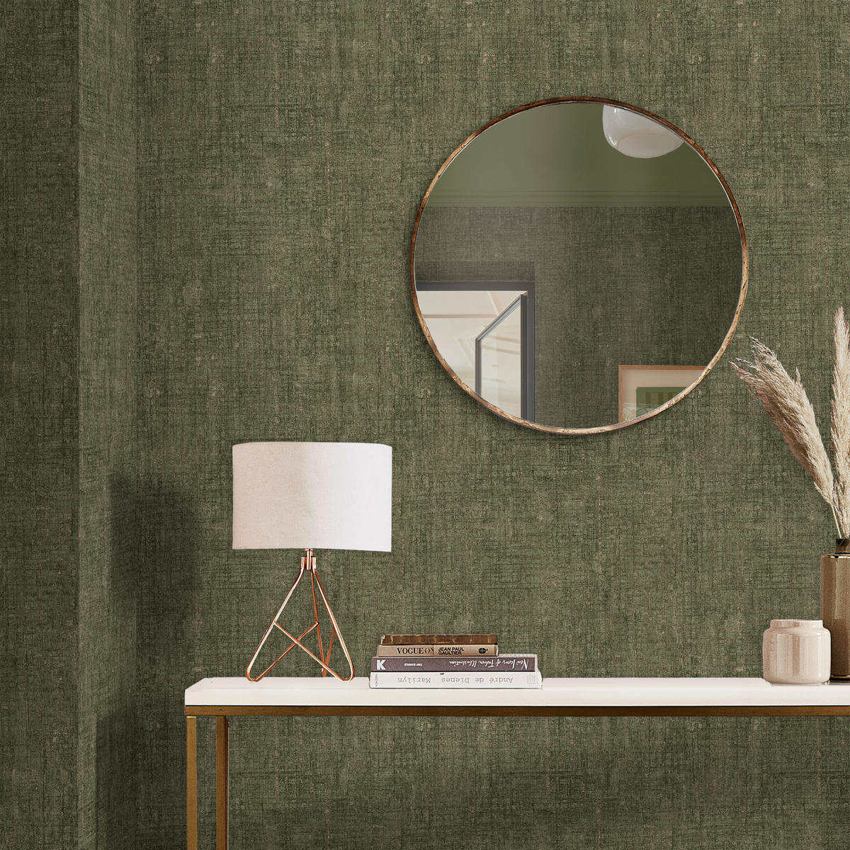 VLIESTAPETE Armando Smaragd - Grün, Papier/Kunststoff (52/1000cm) - Graham & Brown