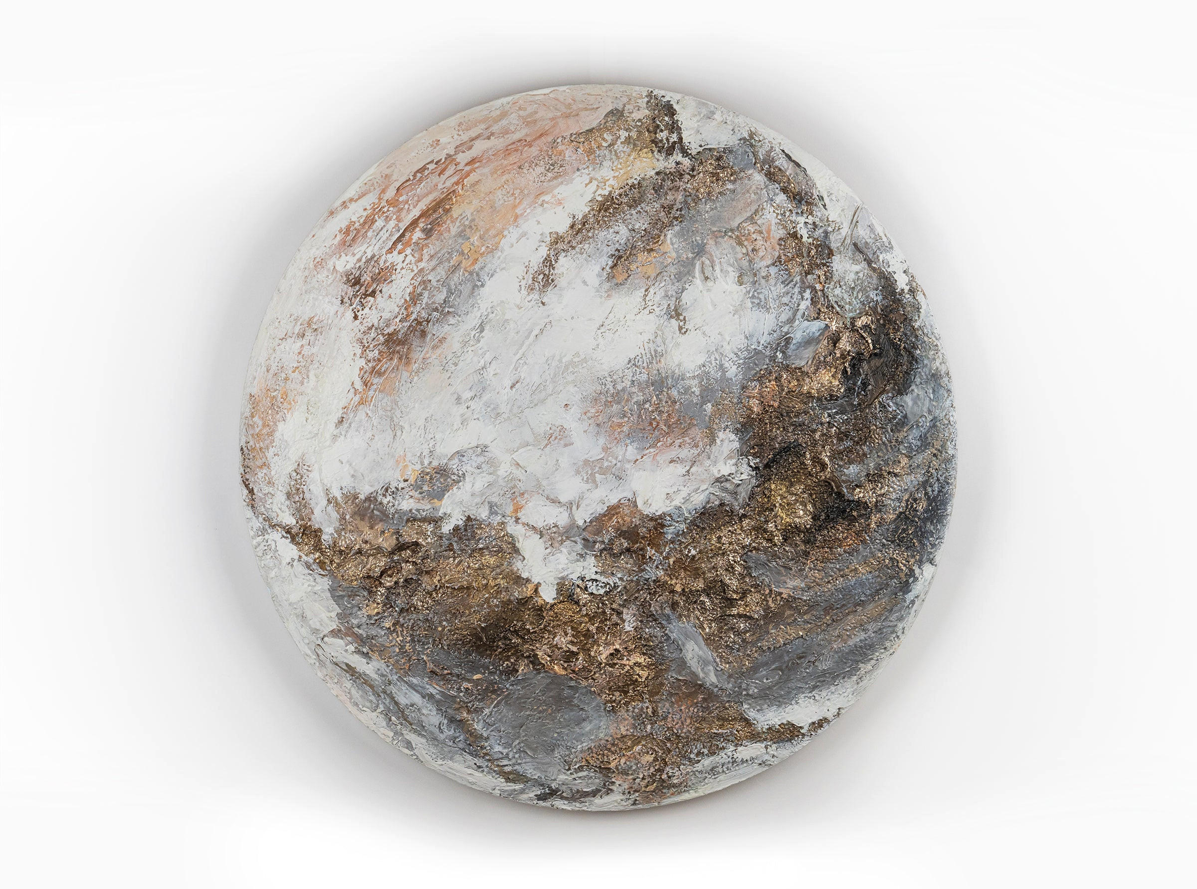 GEMÄLDE Venus nachtleuchtend 90 cm - Kupferfarben, Holz (90/4cm) - YS-art gallery