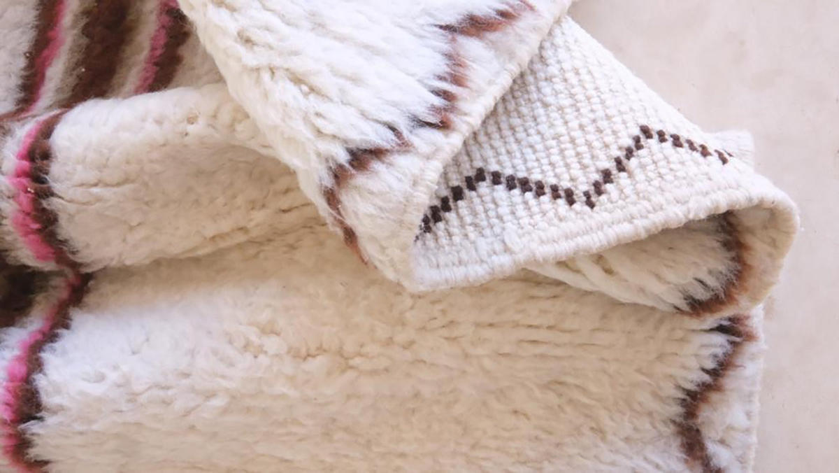 BERBERTEPPICH aus Marokko modern aus Wolle mehrfarbig - Multicolor, Naturmaterialien (211/286cm) - AFK Living