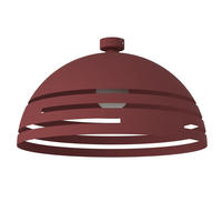 DECKENLEUCHTE - Rot, Metall (60/60/30cm) - Lumicom