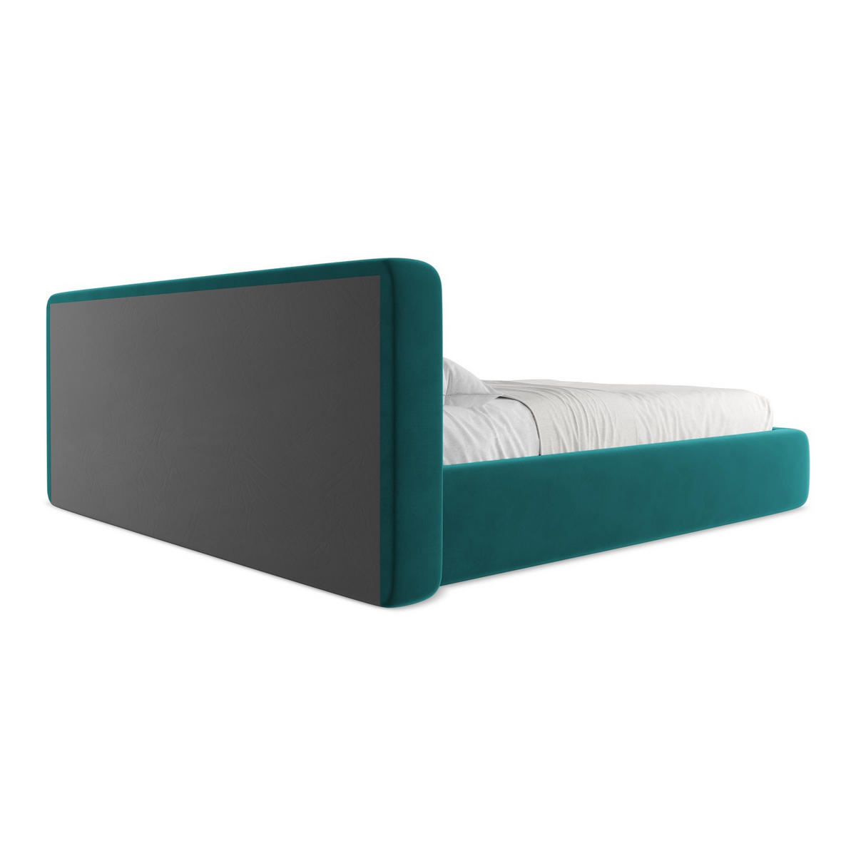 POLSTERBETT mit Bettkasten und Lattenrost 220x225 Blau - Blau/Petrol, Kunststoff/Textil (180/200cm) - LaMiaSofa