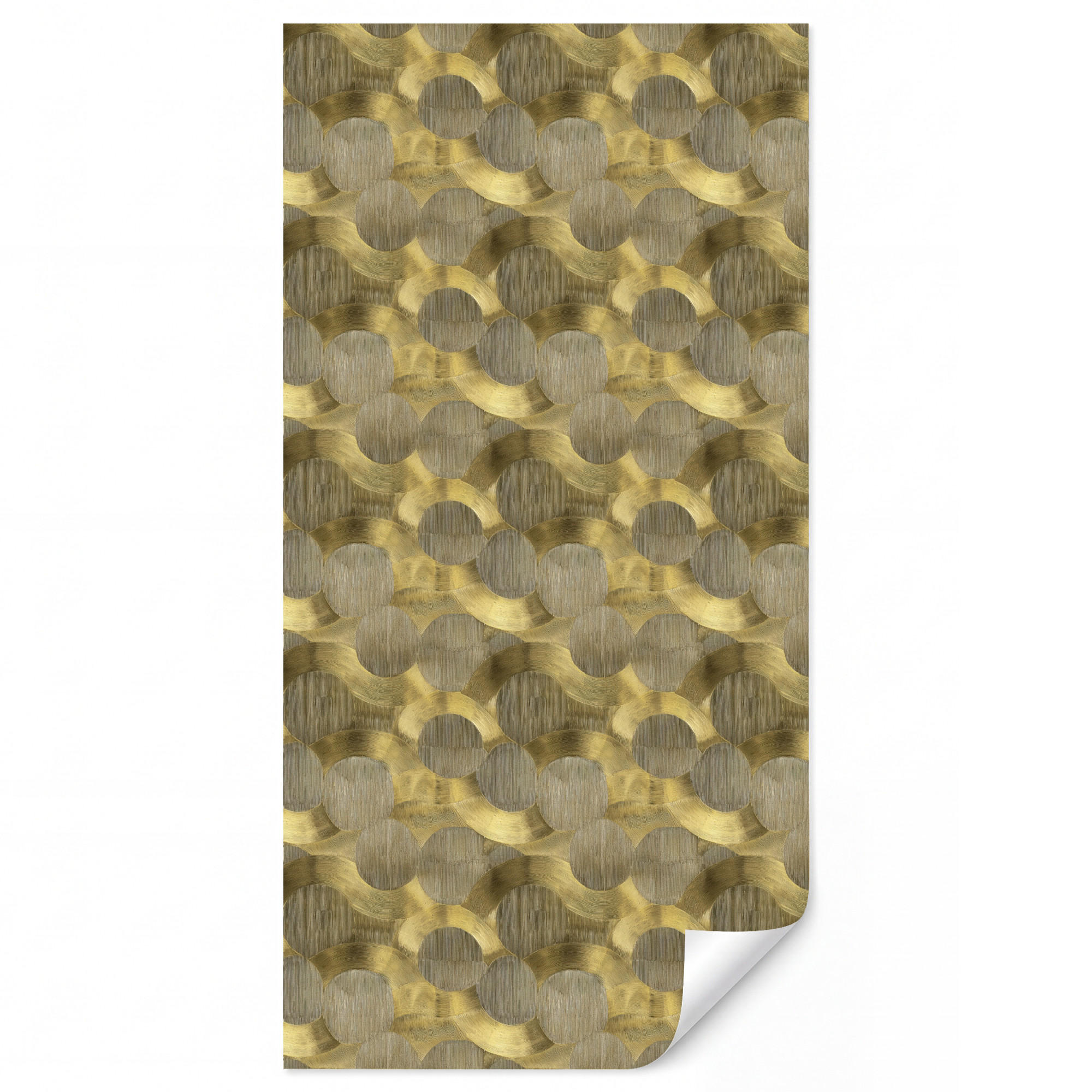 OnlyWow Tapete Gold 120x220 cm