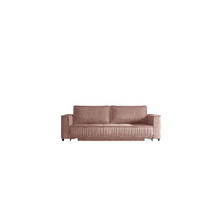 SCHLAFSOFA Juna - Rosa, Holzwerkstoff/Textil (230/86/85cm) - Fun Möbel