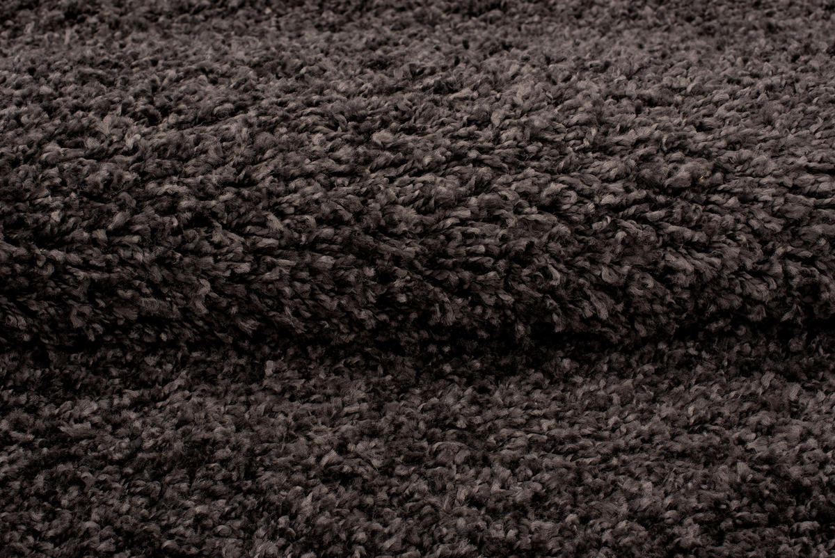 TEPPICHLÄUFER ESSENCE anthrazit uni 80/200 cm - Anthrazit, Textil (80/200cm) - Tapiso