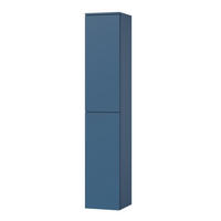 HOCHCHRANK Color 2D 160 Meeresblau - Dunkelblau, Holzwerkstoff (30/160/30cm) - mzm24