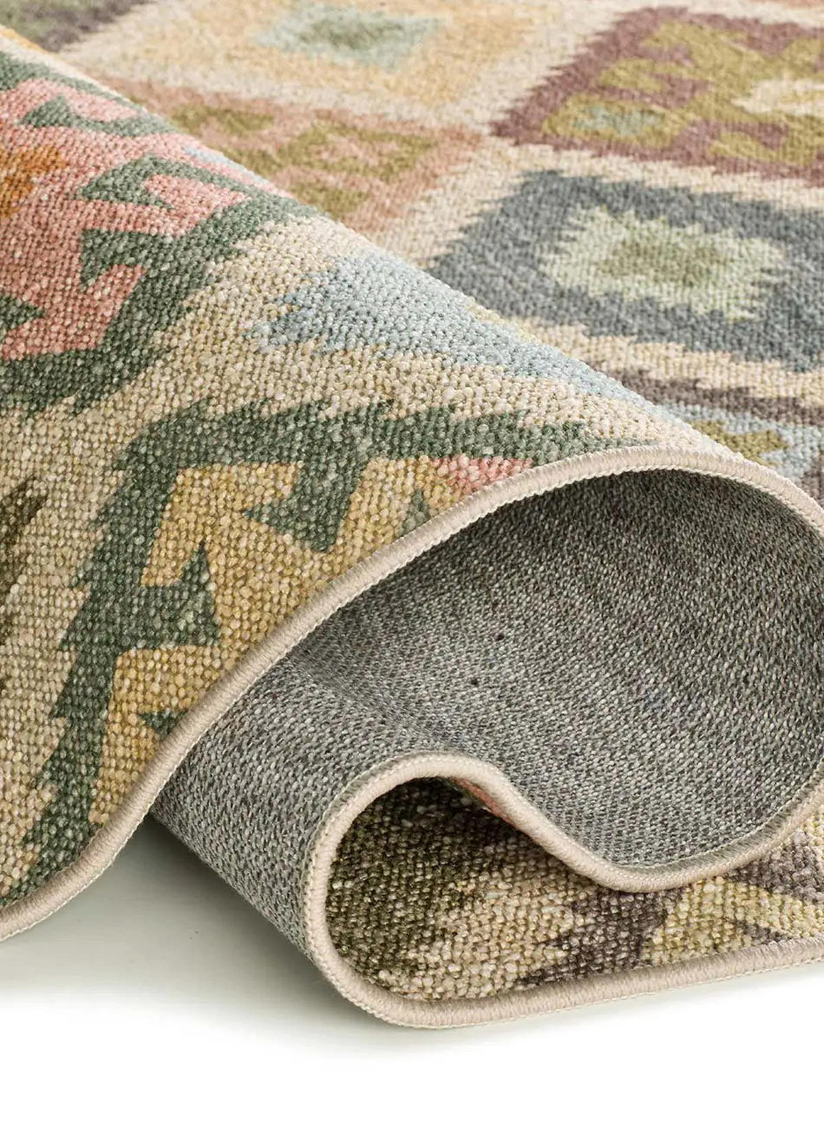 FLACHGEWEBETEPPICH Mehrfarbig Serak 160/230 cm - Multicolor, Kunststoff/Textil (160/230cm) - Atticgo