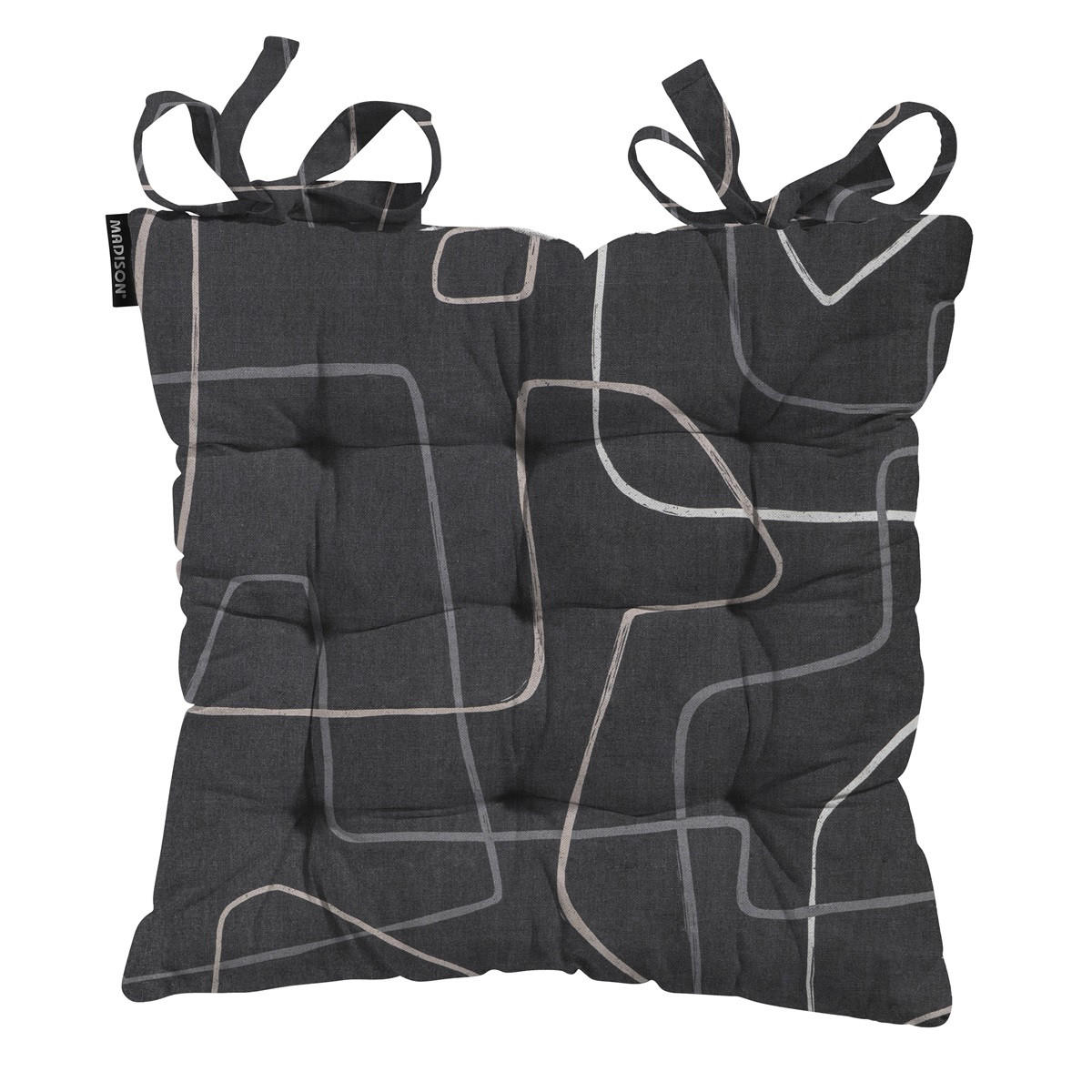 SITZKISSEN Joah 46/46 cm 4er-Set - Grau, Textil (46/8/46cm) - Madison