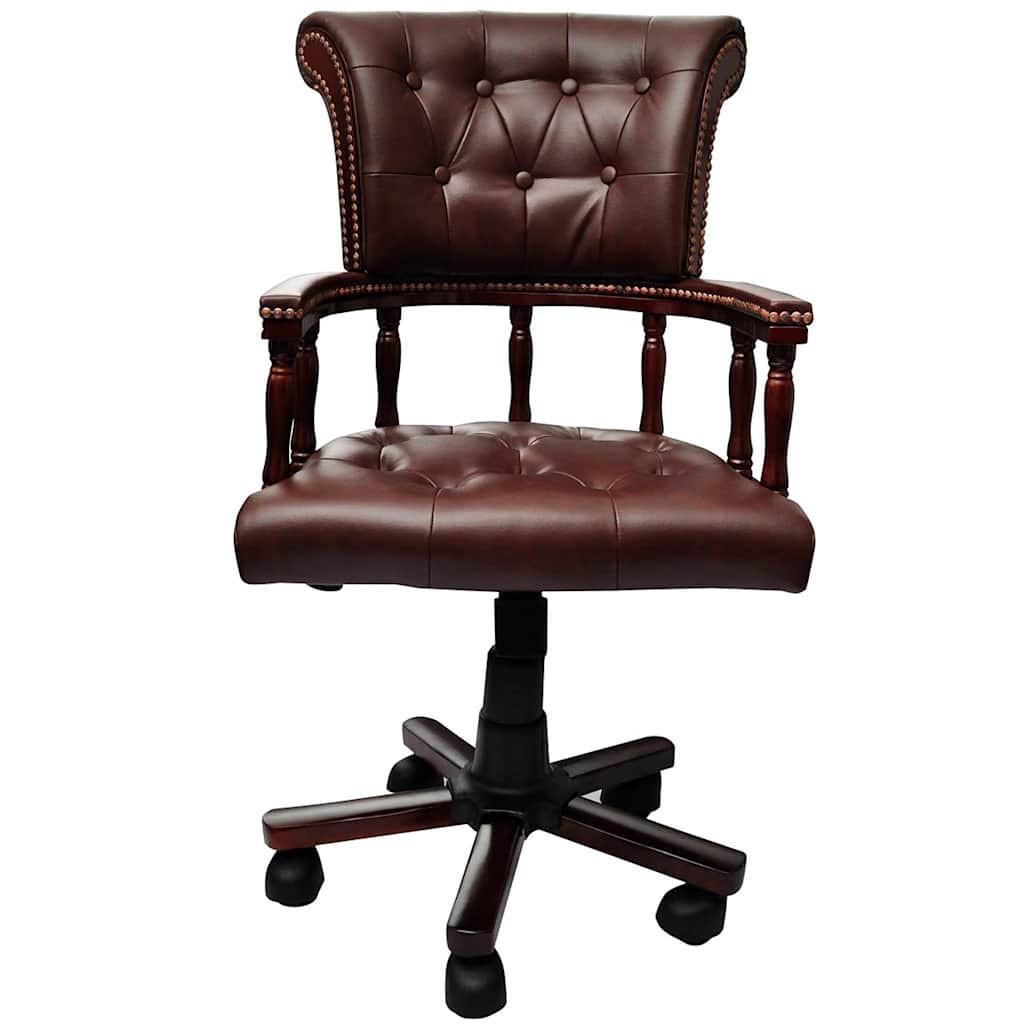 BÜROSTÜHLE Schwenkbar 62/50/104 cm Braun Holz - Braun, Holz (50/104/62cm) - vidaXL