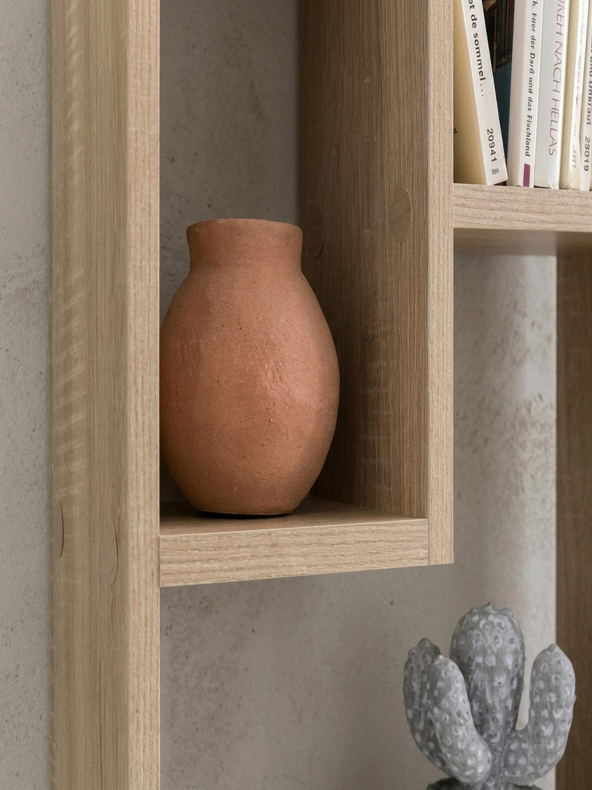 WANDREGAL ITTER Spanplatte Freischwebend Modern, Beige 36x15x90 cm - Beige, Holz (36/90/15cm) - KADIMA DESIGN