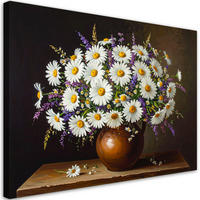 LEINWANDBILD Blumen 120x80cm - Multicolor, Textil (120/80cm) - Feeby