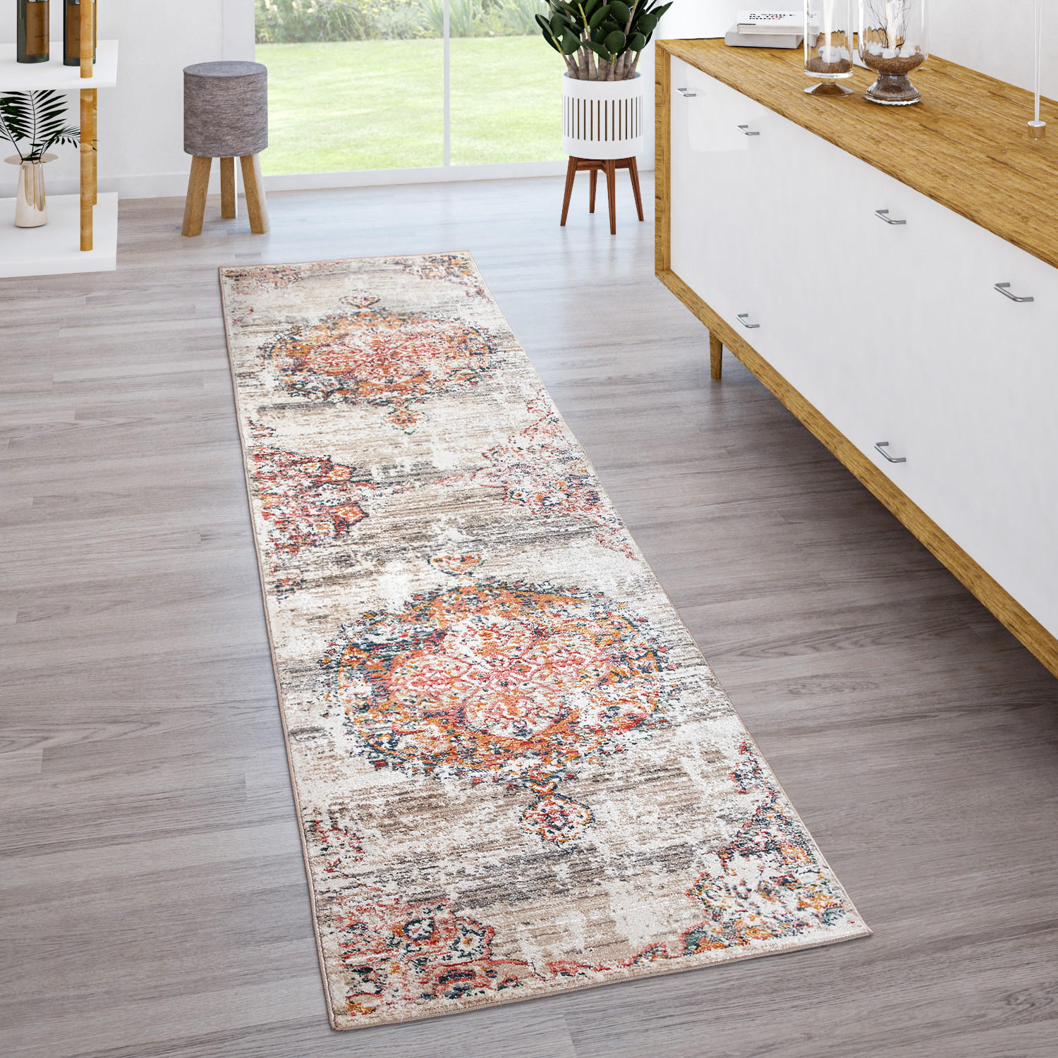 KURZFLORTEPPICH 60/100 cm Herbete 733 - Beige, Textil (60/100cm) - Paco Home