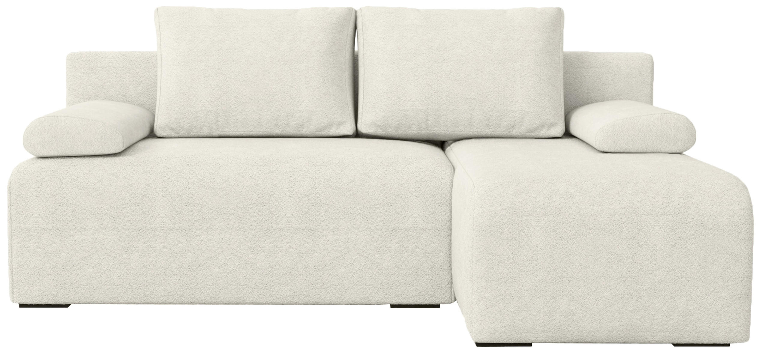 Bromarkt Ecksofa Weiß 200x145 cm