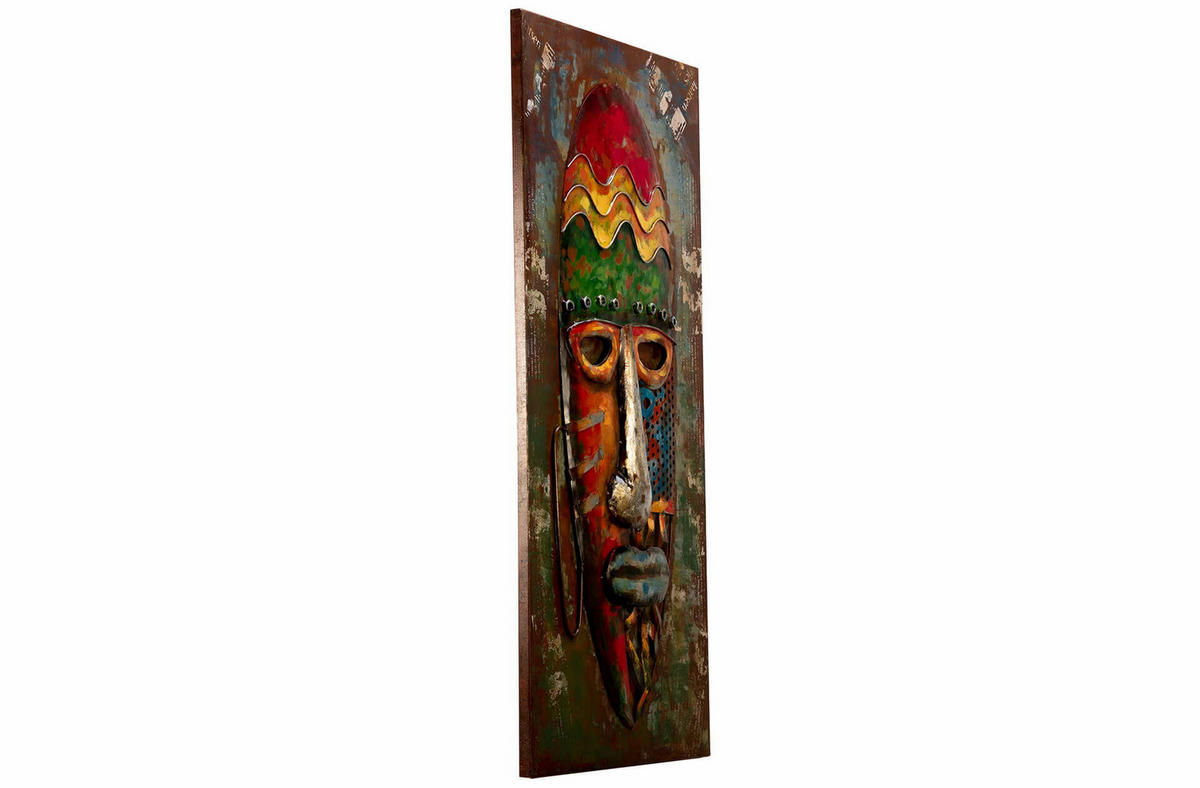 METALLBILD Bunt 120/60 cm - Multicolor, Metall (6/60cm) - KUNSTLOFT