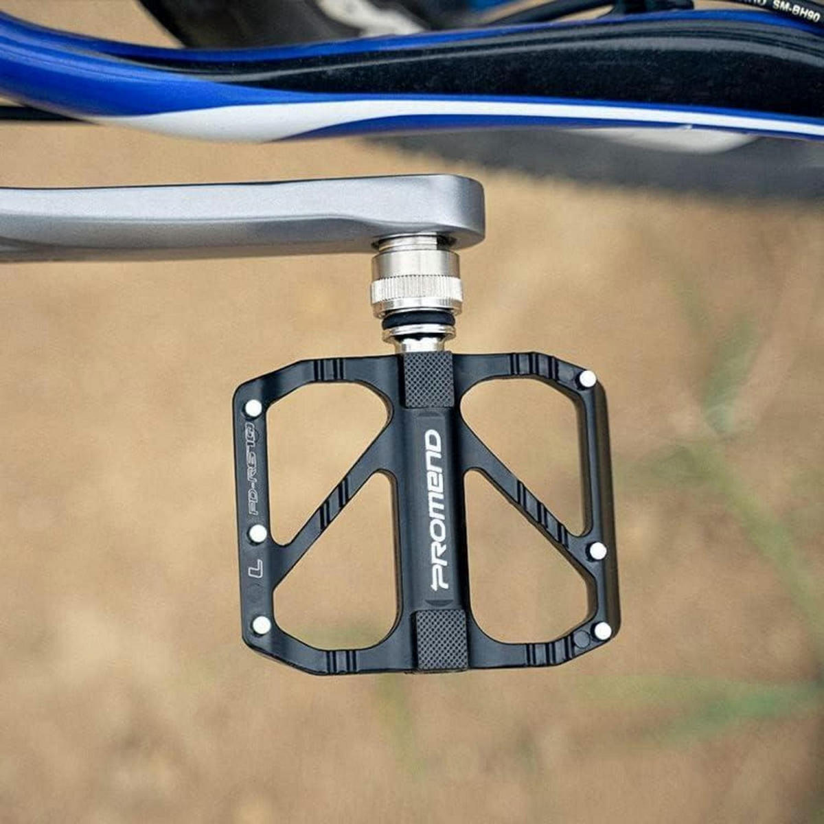 FAHRRADPEDALE Aluminium Schwarz 3 Lager - Schwarz, Metall (9.1/1.8/10.5cm)