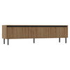 LOWBOARD OSTIA 178,6x40x50 cm mit 3 Schubladen für Wohnzimmer Modern Goldfarben - Goldfarben, Holzwerkstoff (178.6/50/40cm) - MASSENO