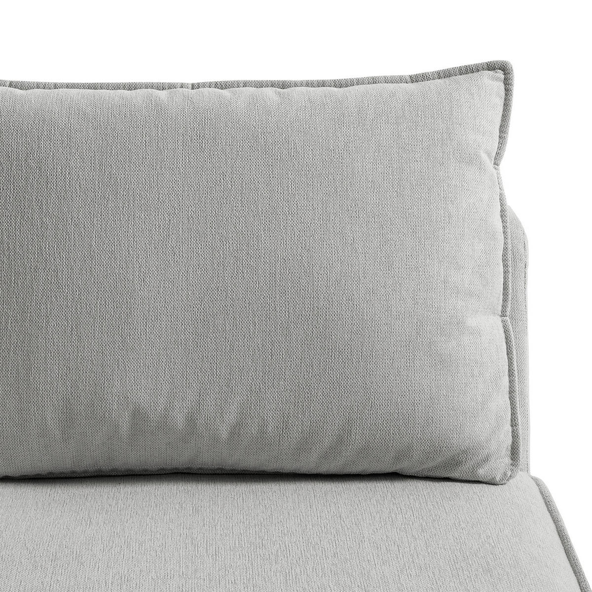 MODULSESSEL - Hellgrau, Textil (104/82/99cm) - home24