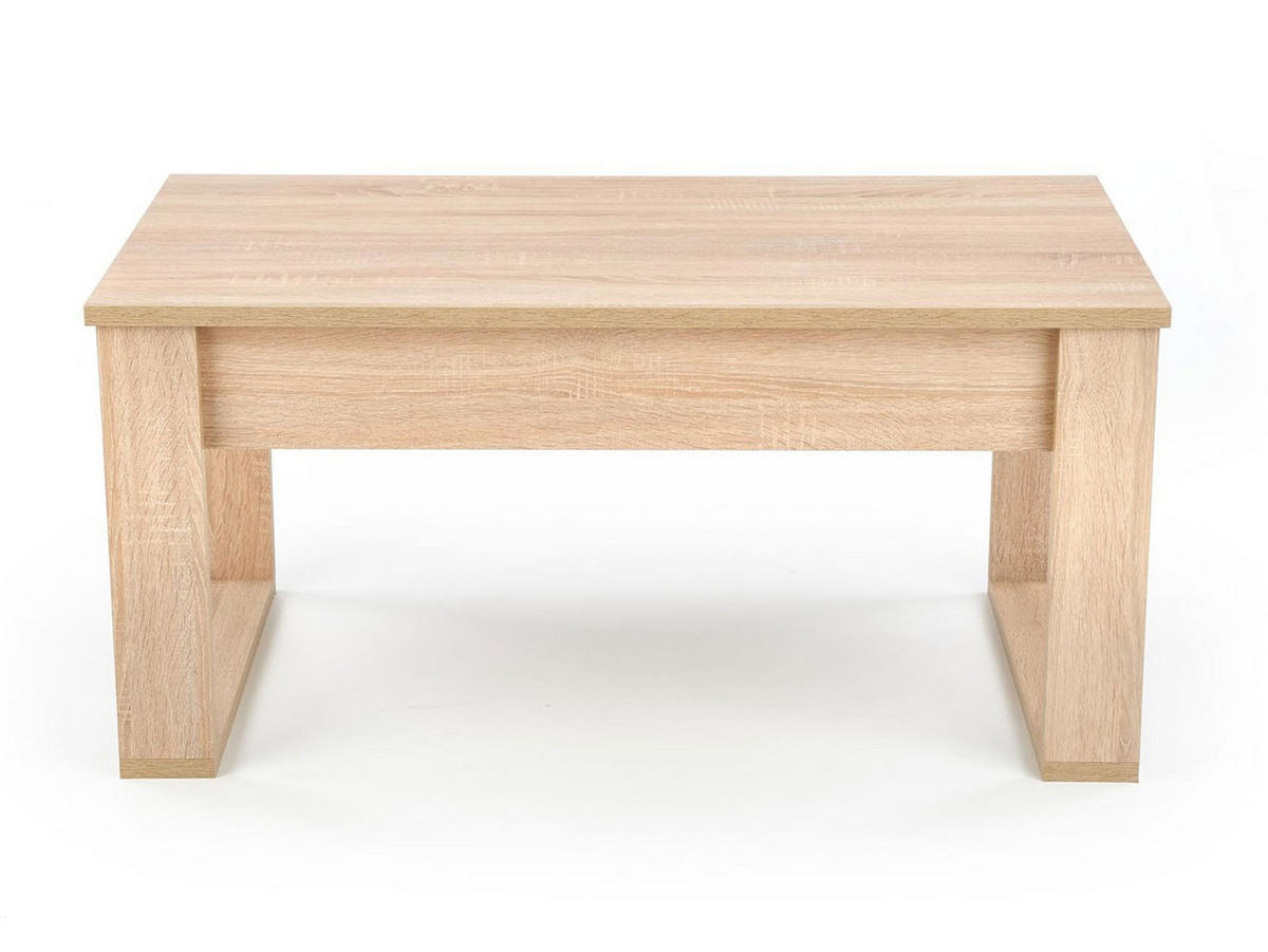 COUCHTISCH Nea Eiche Sonoma 110 / 60 / 52cm - Eichefarben, Holz/Holzwerkstoff (60/110/52cm) - Feldmann-Wohnen