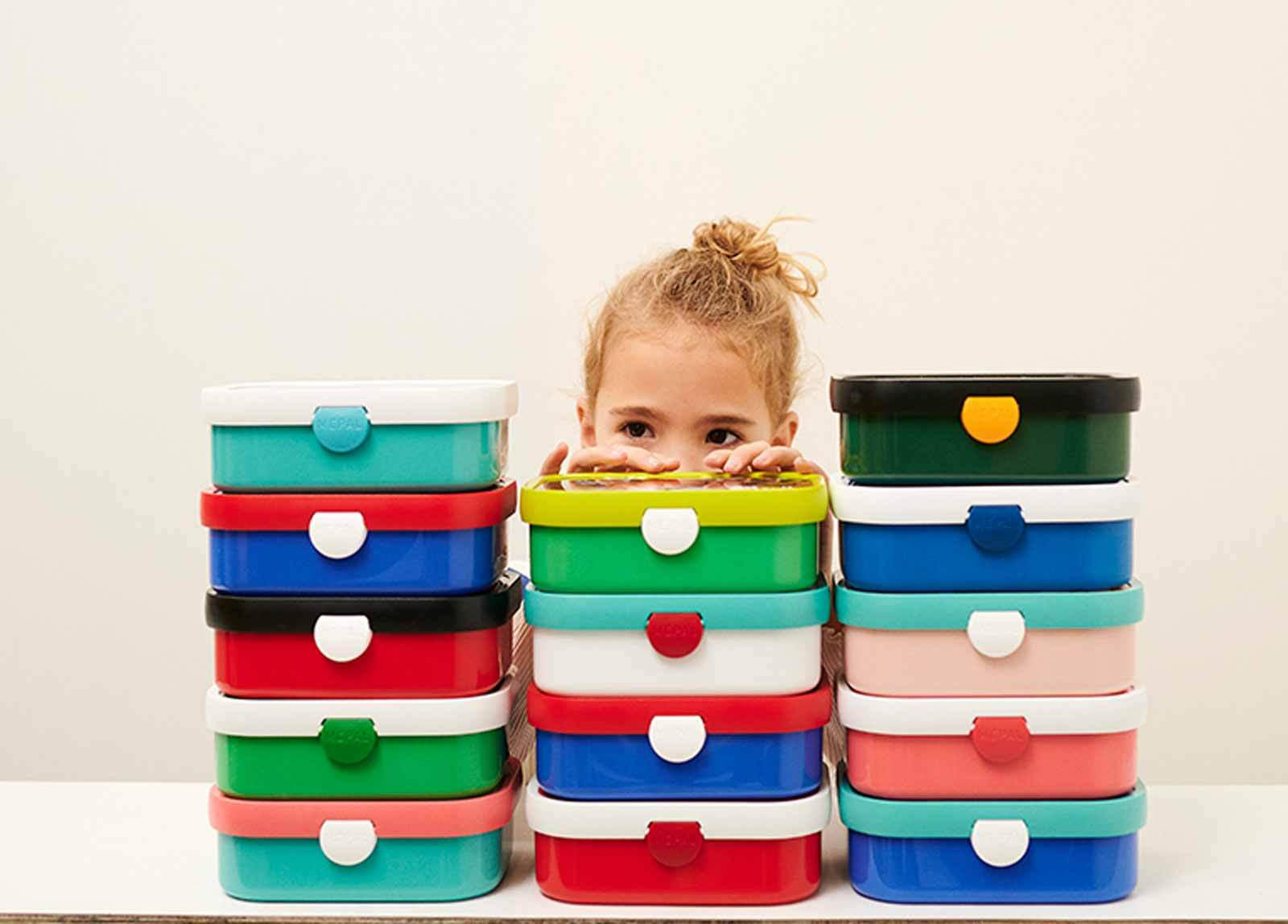 LUNCHSET Campus Wild Tiger 400 ml + 700 ml 2er Set - Multicolor/Grün, Kunststoff (7.5/18.8/20.5cm) - Mepal