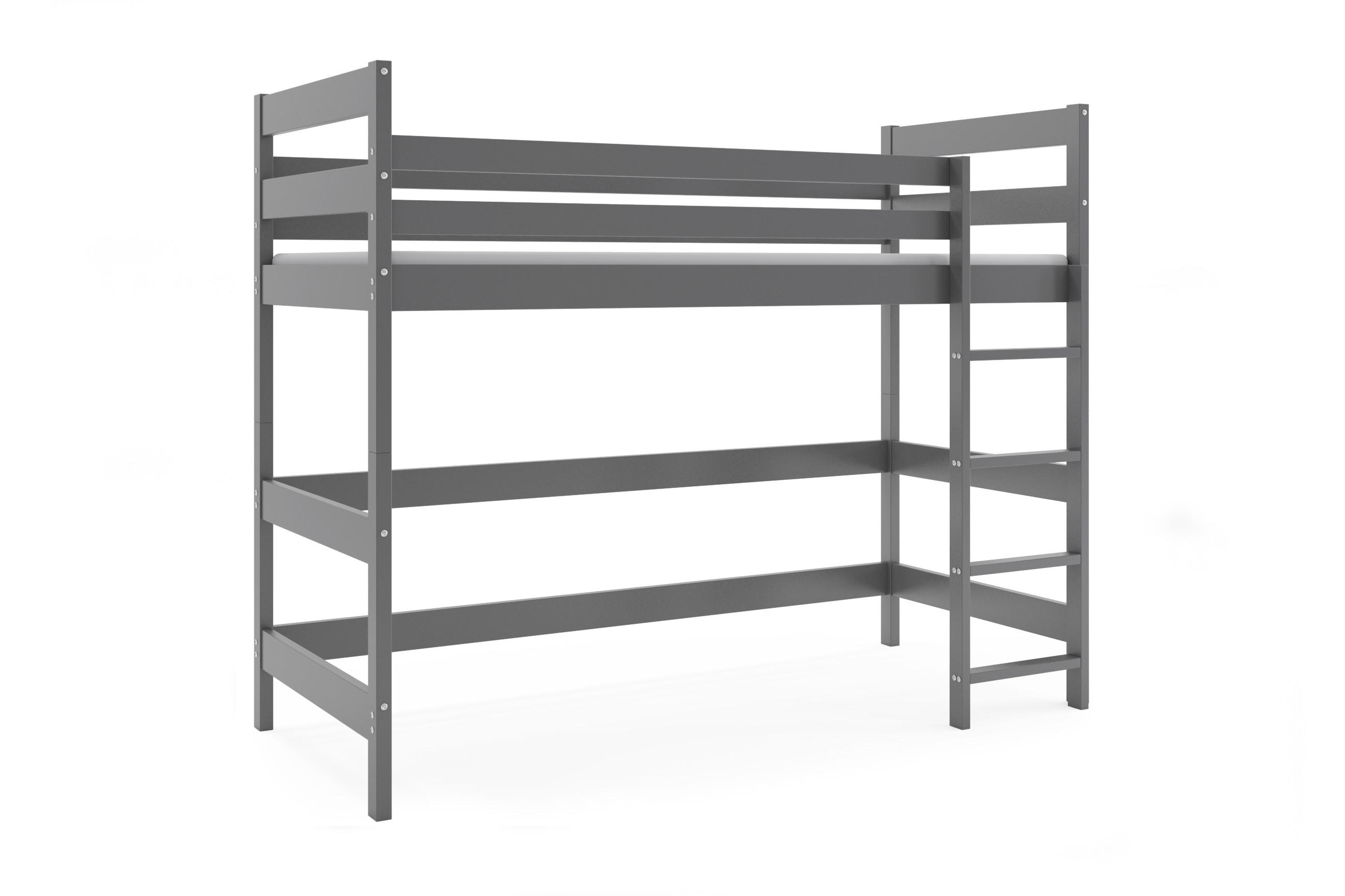 HOCHBETT Anter 200x90cm - Grau, Holz (90/200cm) - Interbeds