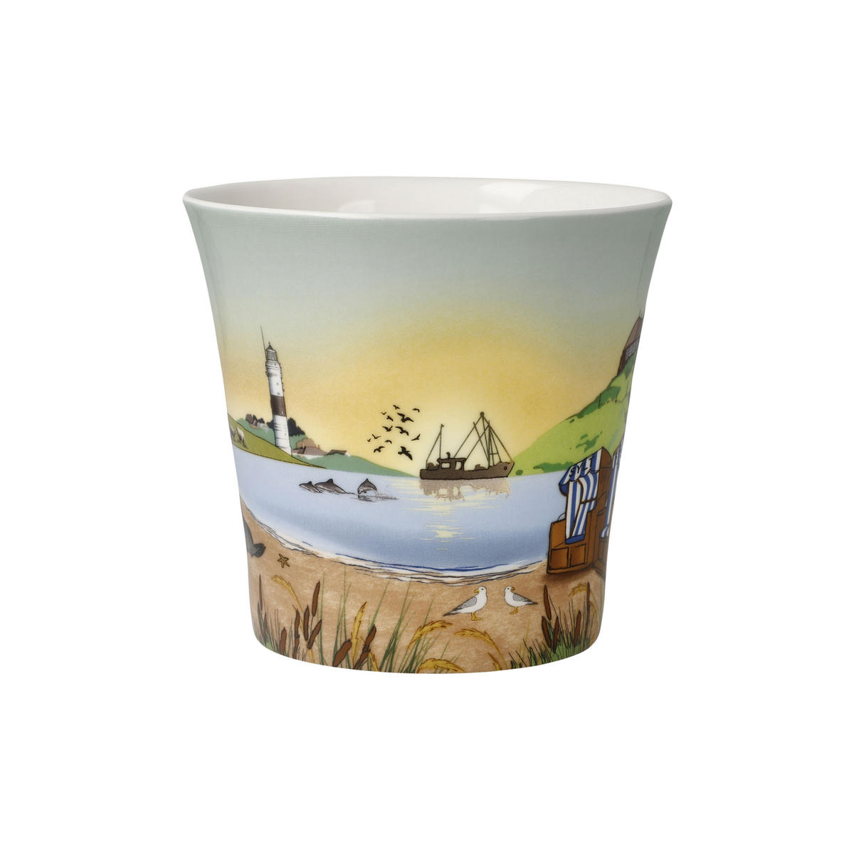 TEETASSE Sylt, Fine Bone China, Bunt, 350 ml - Multicolor, Keramik (0.35L) - Goebel