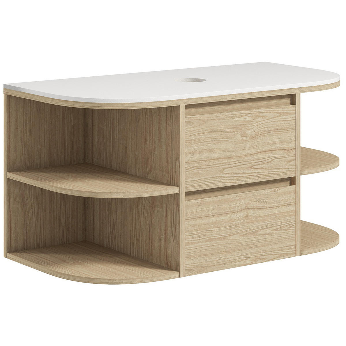HÄNGESCHRANK Braun 1 Stück - Braun, Kunststoff (90/46/45cm) - GiPP